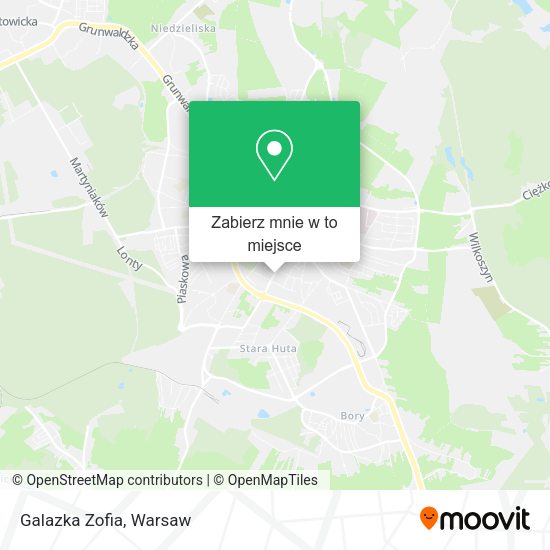 Mapa Galazka Zofia