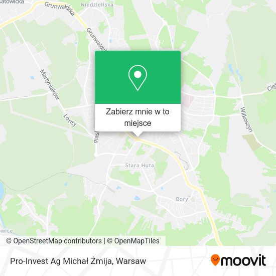 Mapa Pro-Invest Ag Michał Żmija