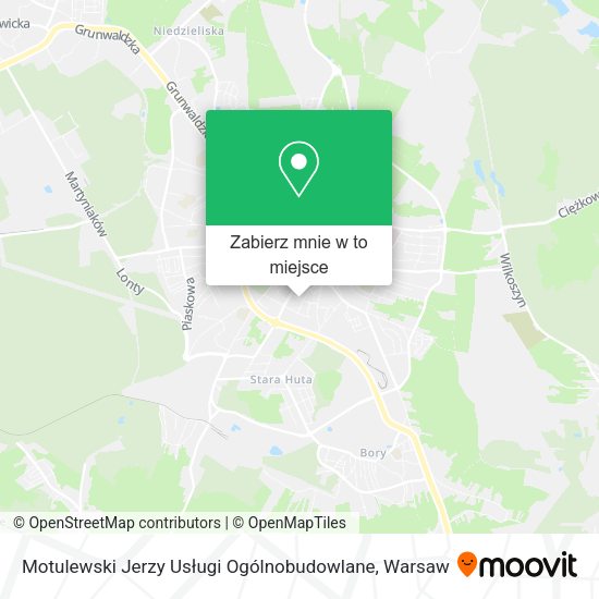 Mapa Motulewski Jerzy Usługi Ogólnobudowlane