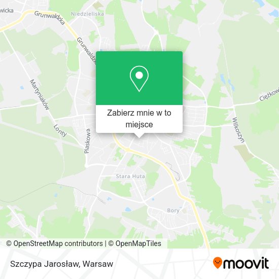 Mapa Szczypa Jarosław