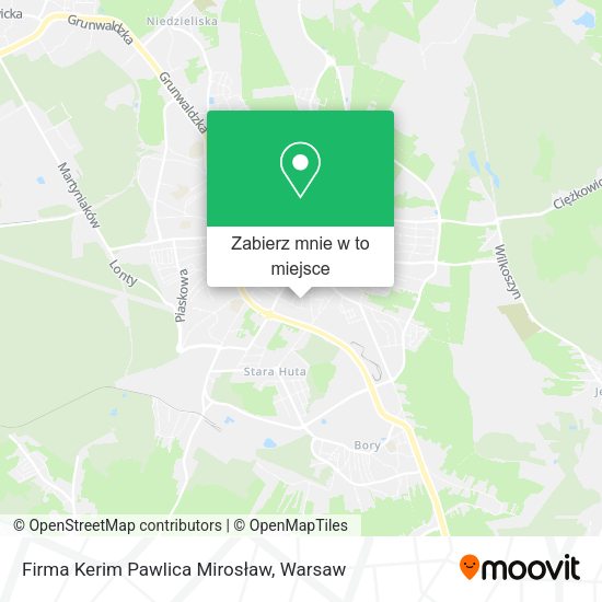 Mapa Firma Kerim Pawlica Mirosław