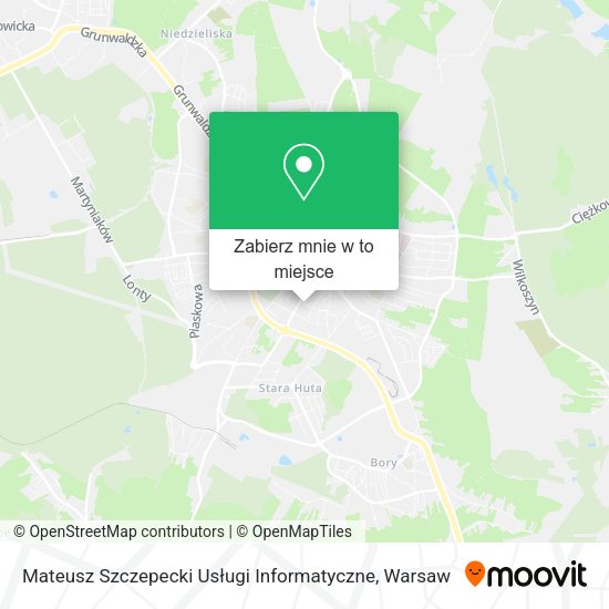 Mapa Mateusz Szczepecki Usługi Informatyczne