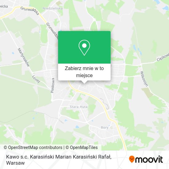 Mapa Kawo s.c. Karasiński Marian Karasiński Rafał