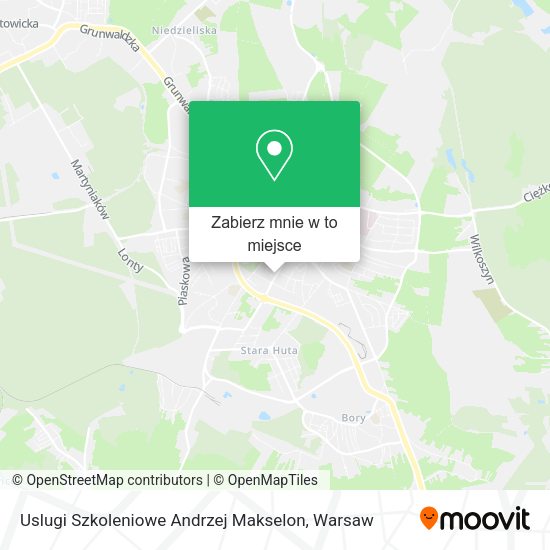 Mapa Uslugi Szkoleniowe Andrzej Makselon