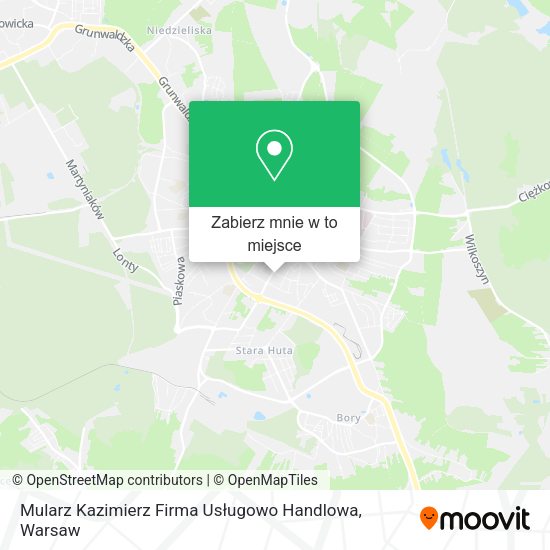 Mapa Mularz Kazimierz Firma Usługowo Handlowa