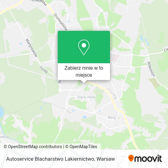 Mapa Autoservice Blacharstwo Lakiernictwo