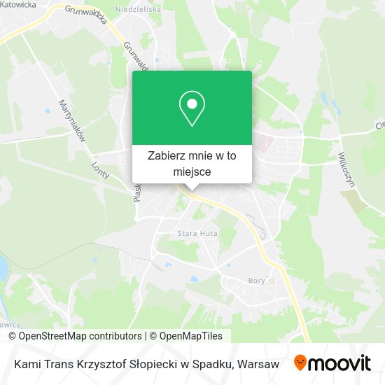 Mapa Kami Trans Krzysztof Słopiecki w Spadku