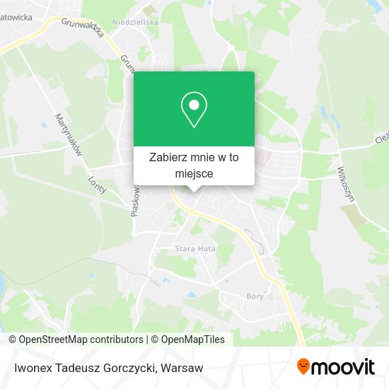 Mapa Iwonex Tadeusz Gorczycki