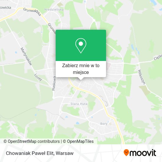 Mapa Chowaniak Paweł Elit