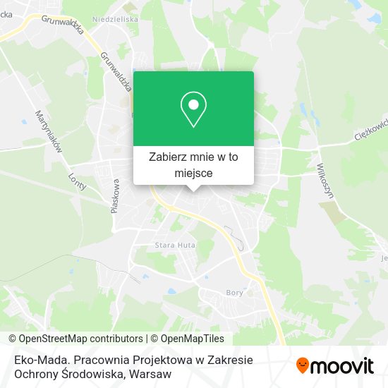 Mapa Eko-Mada. Pracownia Projektowa w Zakresie Ochrony Środowiska