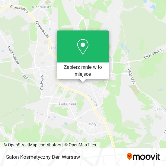 Mapa Salon Kosmetyczny Der