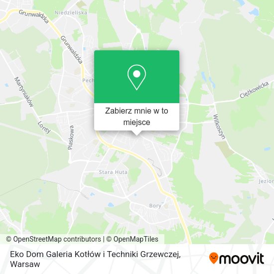 Mapa Eko Dom Galeria Kotłów i Techniki Grzewczej