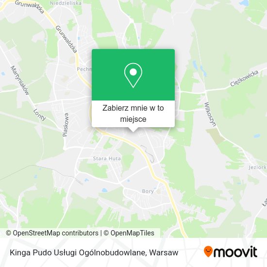 Mapa Kinga Pudo Usługi Ogólnobudowlane