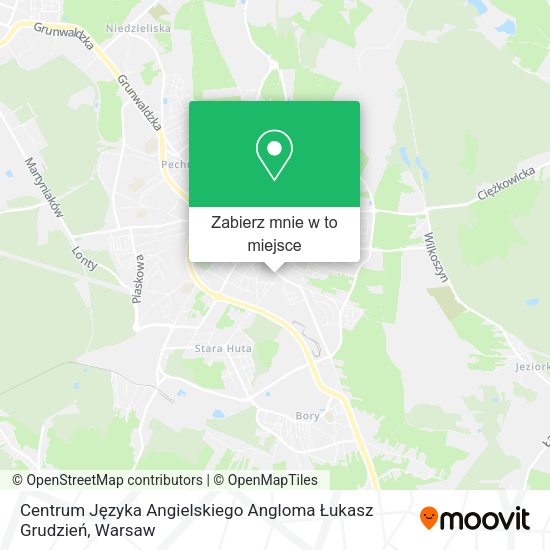 Mapa Centrum Języka Angielskiego Angloma Łukasz Grudzień