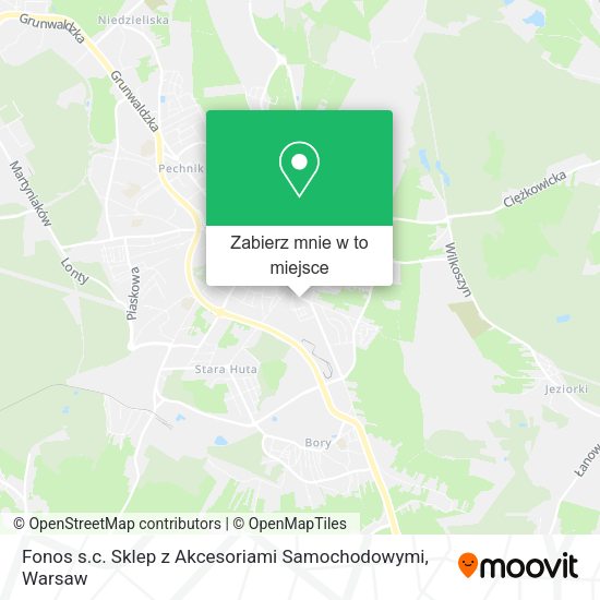 Mapa Fonos s.c. Sklep z Akcesoriami Samochodowymi