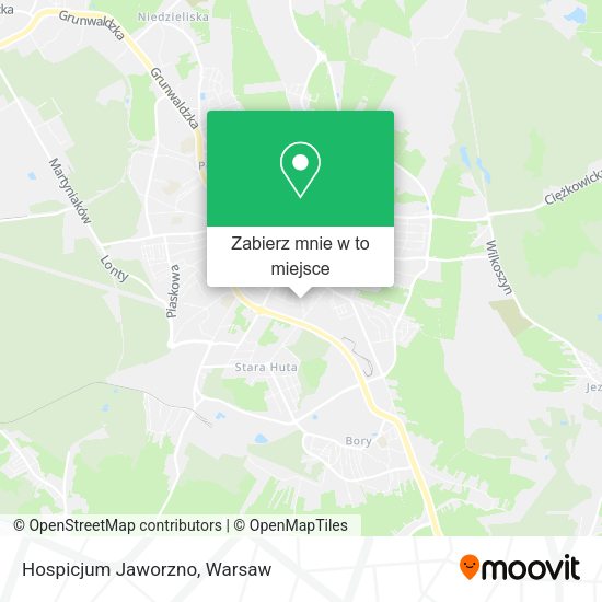 Mapa Hospicjum Jaworzno