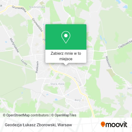 Mapa Geodezja Łukasz Zborowski