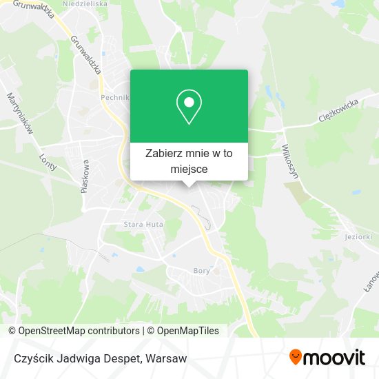 Mapa Czyścik Jadwiga Despet