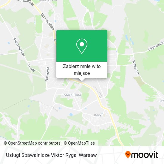 Mapa Usługi Spawalnicze Viktor Ryga