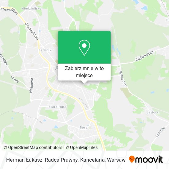 Mapa Herman Łukasz, Radca Prawny. Kancelaria