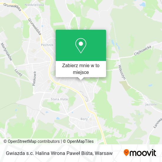 Mapa Gwiazda s.c. Halina Wrona Paweł Biśta