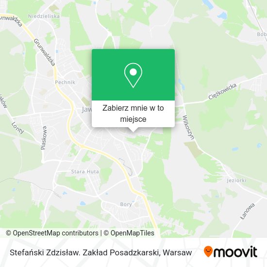 Mapa Stefański Zdzisław. Zakład Posadzkarski