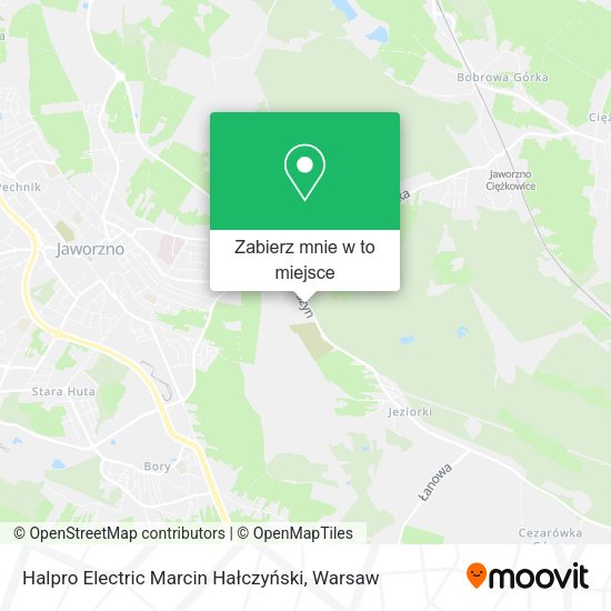 Mapa Halpro Electric Marcin Hałczyński