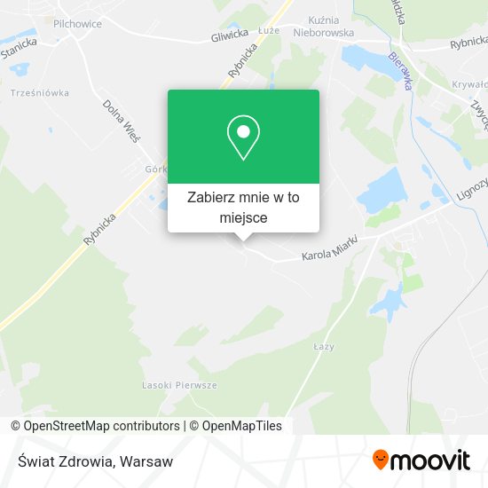 Mapa Świat Zdrowia