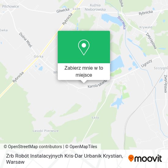 Mapa Zrb Robót Instalacyjnych Kris-Dar Urbanik Krystian