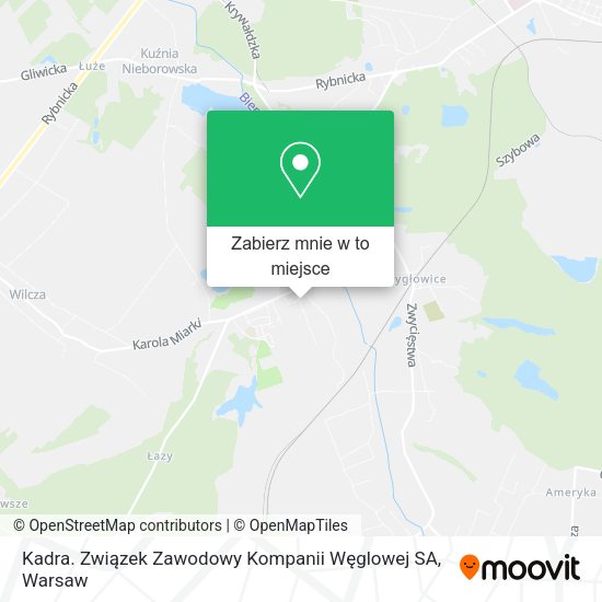 Mapa Kadra. Związek Zawodowy Kompanii Węglowej SA