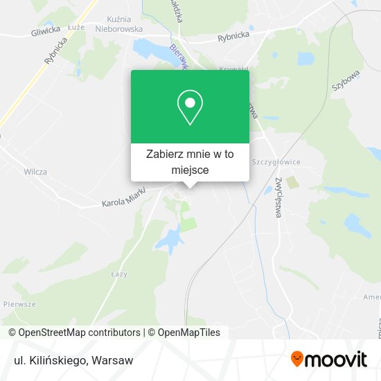 Mapa ul. Kilińskiego