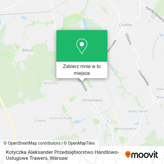 Mapa Kotyczka Aleksander Przedsiębiorstwo Handlowo-Usługowe Trawers