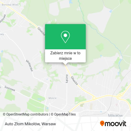 Mapa Auto Złom Mikołów