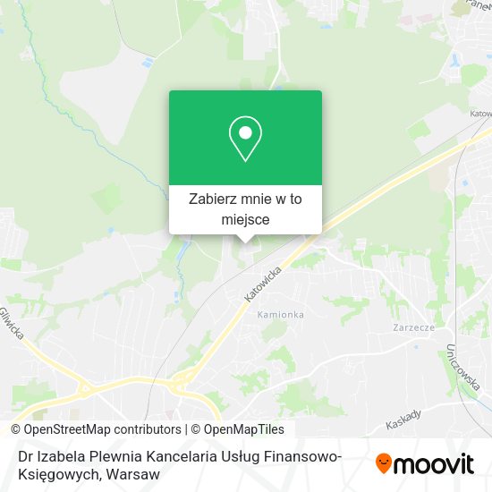 Mapa Dr Izabela Plewnia Kancelaria Usług Finansowo-Księgowych