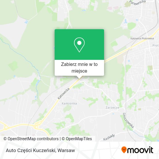 Mapa Auto Części Kuczeński