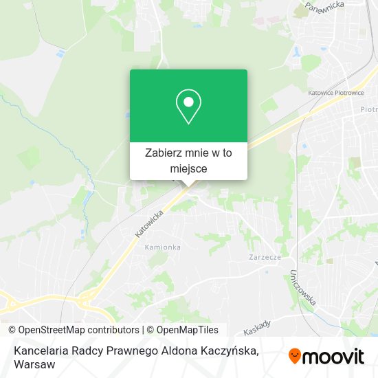 Mapa Kancelaria Radcy Prawnego Aldona Kaczyńska