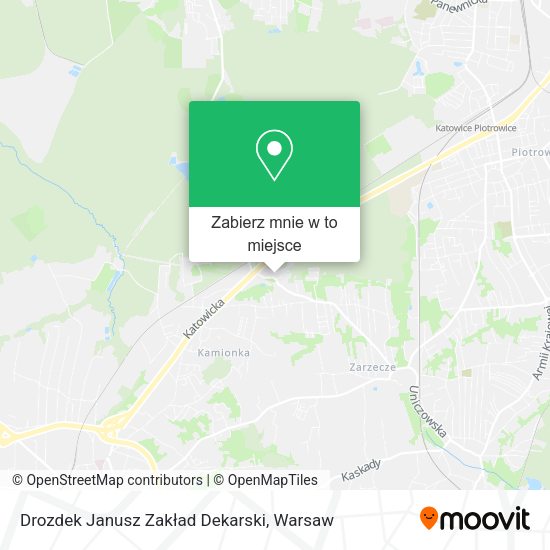 Mapa Drozdek Janusz Zakład Dekarski