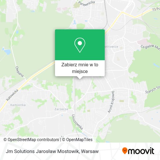 Mapa Jm Solutions Jarosław Mostowik