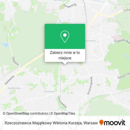 Mapa Rzeczoznawca Majątkowy Wiktoria Kurzeja