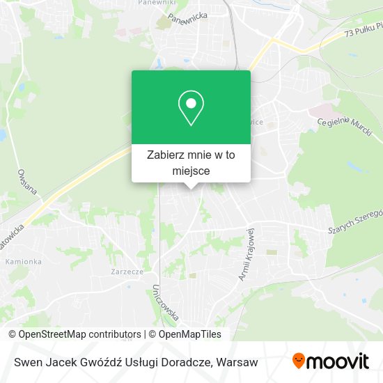 Mapa Swen Jacek Gwóźdź Usługi Doradcze