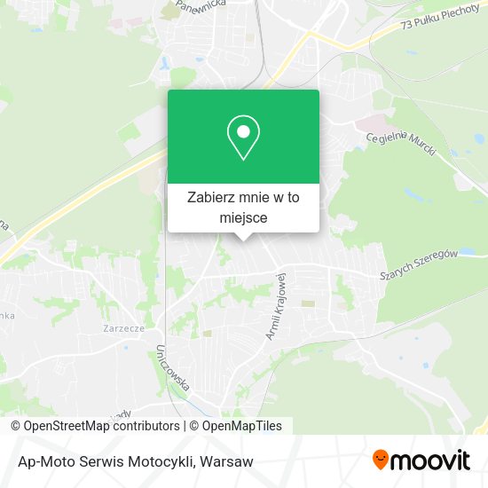 Mapa Ap-Moto Serwis Motocykli