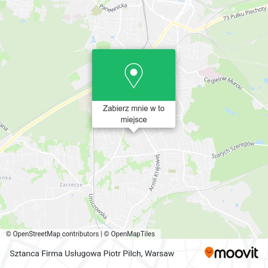 Mapa Sztanca Firma Usługowa Piotr Pilch