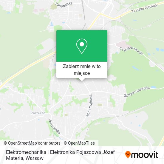 Mapa Elektromechanika i Elektronika Pojazdowa Józef Materla