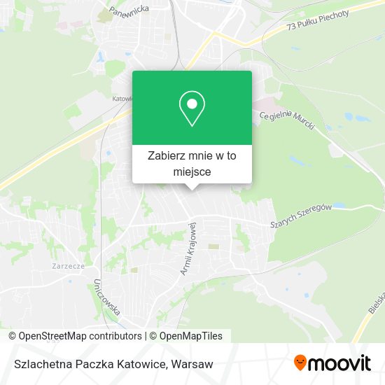 Mapa Szlachetna Paczka Katowice