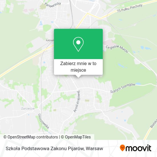 Mapa Szkoła Podstawowa Zakonu Pijarów