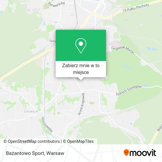 Mapa Bażantowo Sport