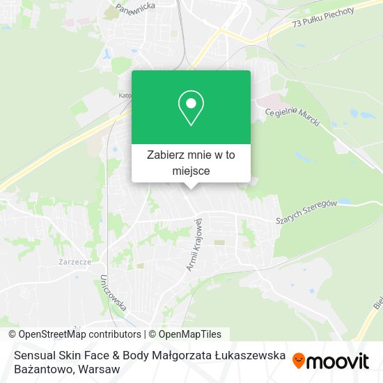 Mapa Sensual Skin Face & Body Małgorzata Łukaszewska Bażantowo