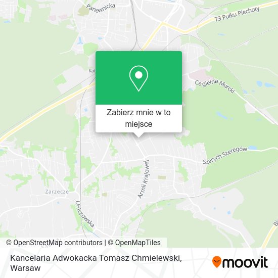 Mapa Kancelaria Adwokacka Tomasz Chmielewski