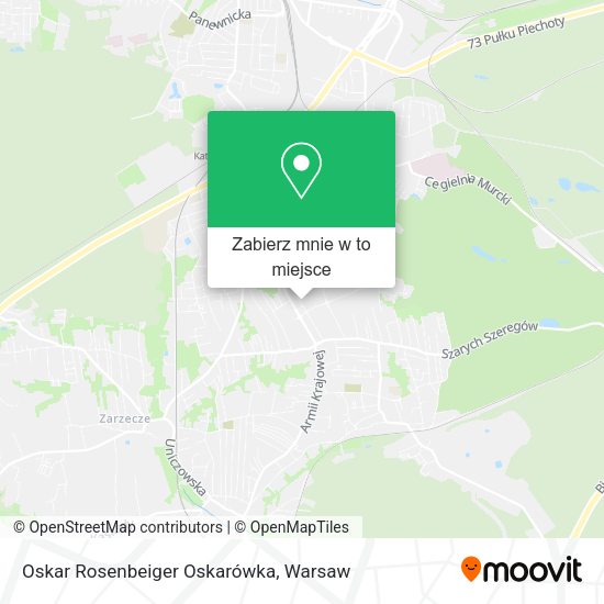 Mapa Oskar Rosenbeiger Oskarówka