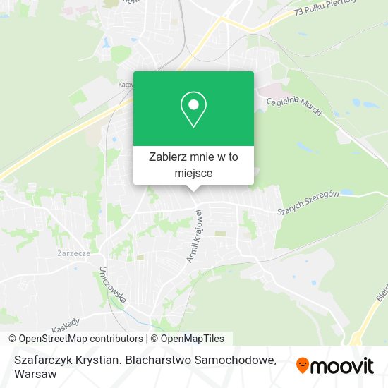 Mapa Szafarczyk Krystian. Blacharstwo Samochodowe